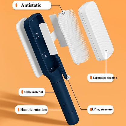 Self-Cleaning Detangler BrushTM