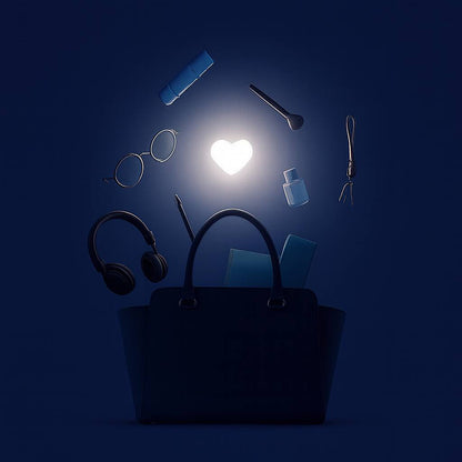 Heart Touch LED Handbag Light